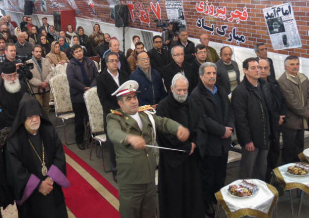 مهمانی لاله ها حضور اقلیتهای کلیمی در مراسم تجلیل از شهدای انقلاب در رضوان ارامنه
